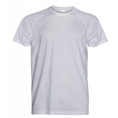 Μπλουζάκι πικέ dry fit WHITE