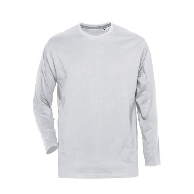 Ανδρικό μπλουζάκι μακρυμάνικο 170gr WHITE Ανδρικό μπλουζάκι μακρυμάνικο 170gr WHITE