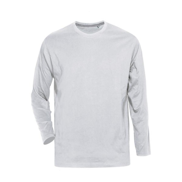 Ανδρικό μπλουζάκι μακρυμάνικο 170gr WHITE