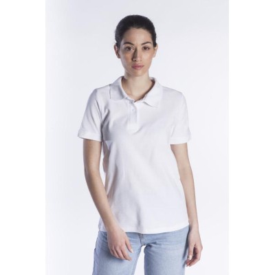Γυναικεία Polo 180gr WHITE Γυναικεία Polo 180gr WHITE
